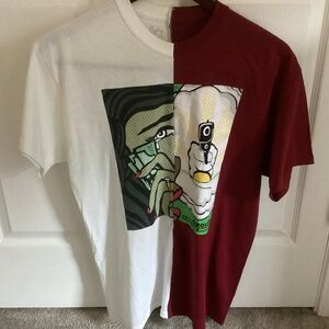 Byky/BKYS Two Tone Graphic Tee Size Large